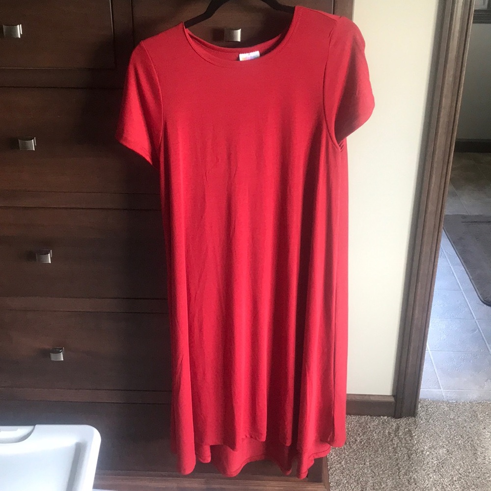 Red dress